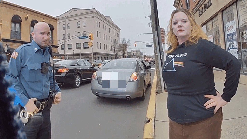 Red Bank DWI Arrest Bodycam showing officers speaking to a lethargic driver on Maple Avenue.