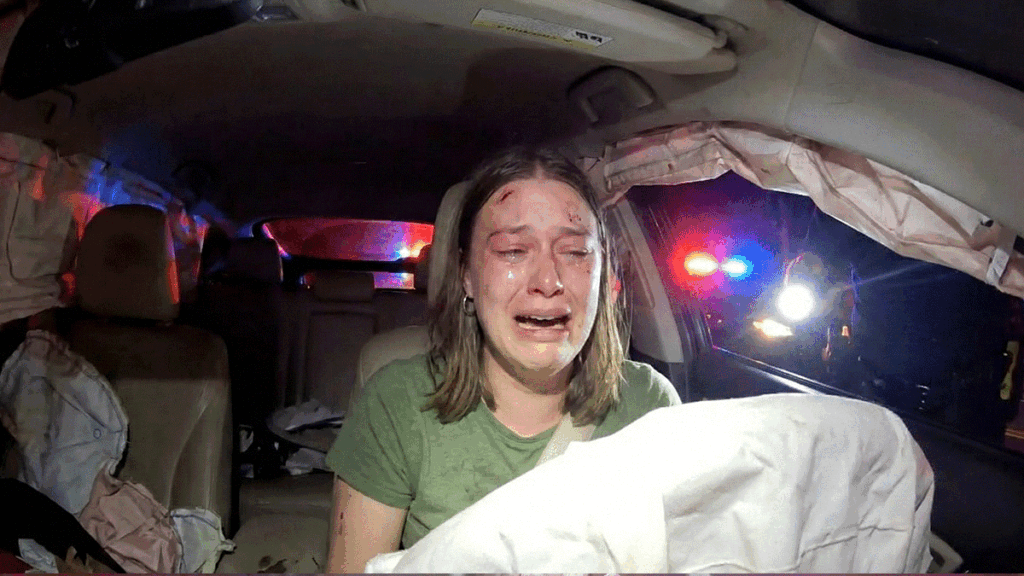 Ruby Arena DWI Arrest showing vehicle debris on SR 34 in Colts Neck.