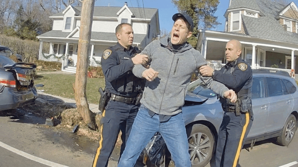 Little Silver DWI Bodycam showing officers conducting field sobriety tests on Pinkney Road.