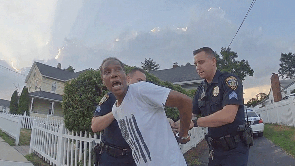 Red Bank Narcotics Arrest showing officers at the scene.