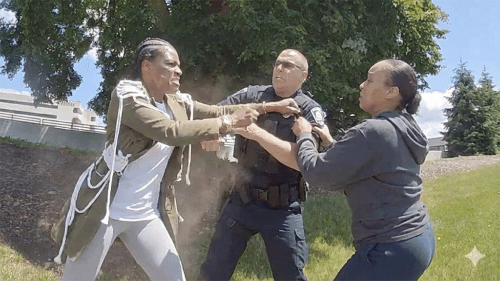 Short Hills Mall Shoplifting Arrest showing officers at the scene.