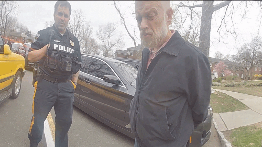 Check Fraud Bust suspect vehicle search by Millburn Police.