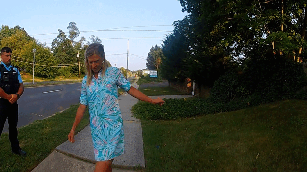 Atlantic Highlands Kratom DUI suspect undergoing field sobriety tests on the roadside.