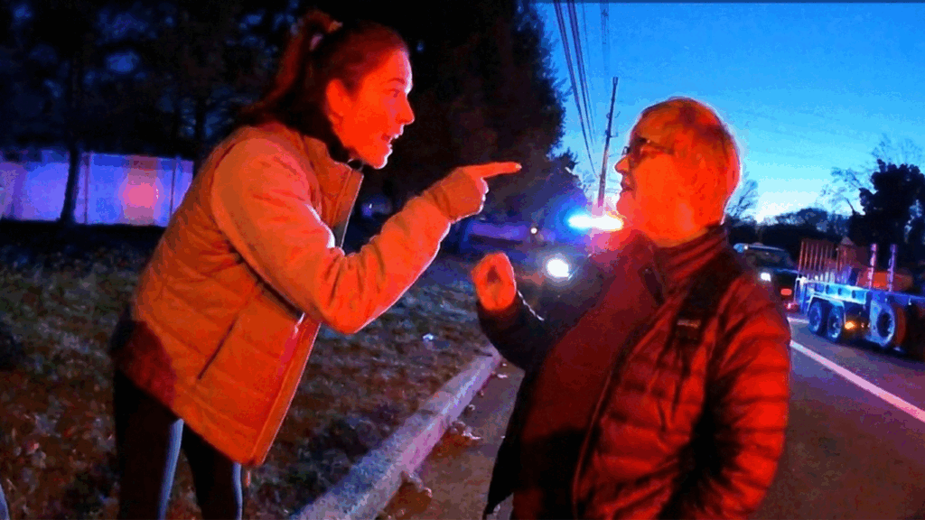 Atlantic Highlands DUI Arrest showing officers conducting a field sobriety test on Grand Ave.