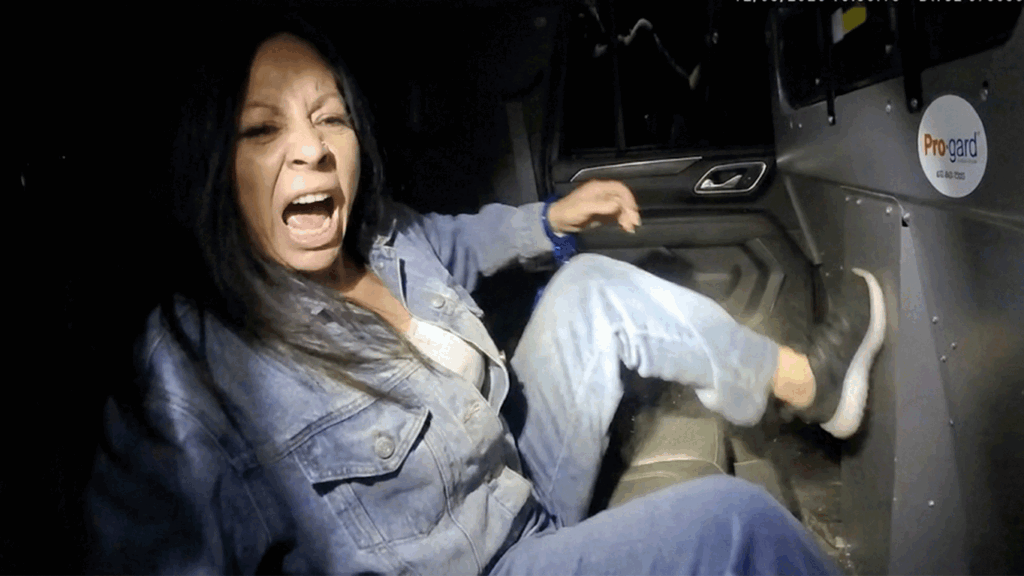 Little Silver DUI Arrest showing officers performing field sobriety tests on a driver.