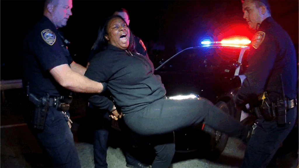 Highlands NJ DUI Arrest Stephanie Revet showing officers at the scene on State Route 36.