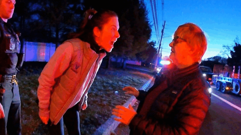 Atlantic Highlands DUI Arrest showing officers conducting a field sobriety test on Grand Ave.