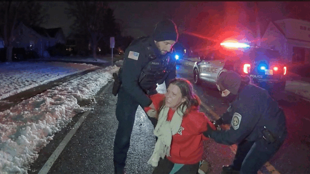 Bergenfield Hit and Run Bodycam showing officers at the scene.