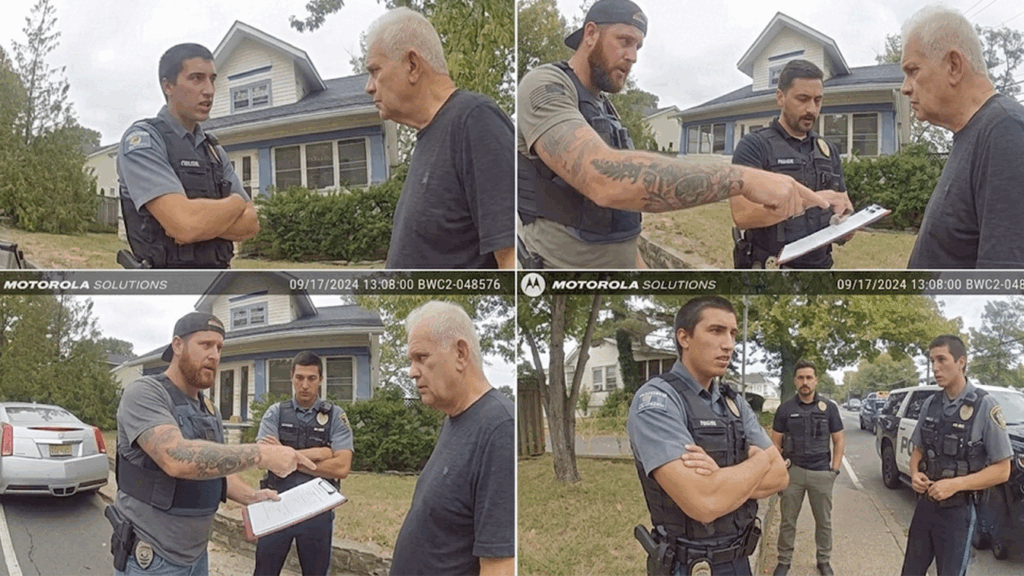 Keansburg drug arrest bodycam showing officers at the scene of the Main Street and Magnolia Place stop.