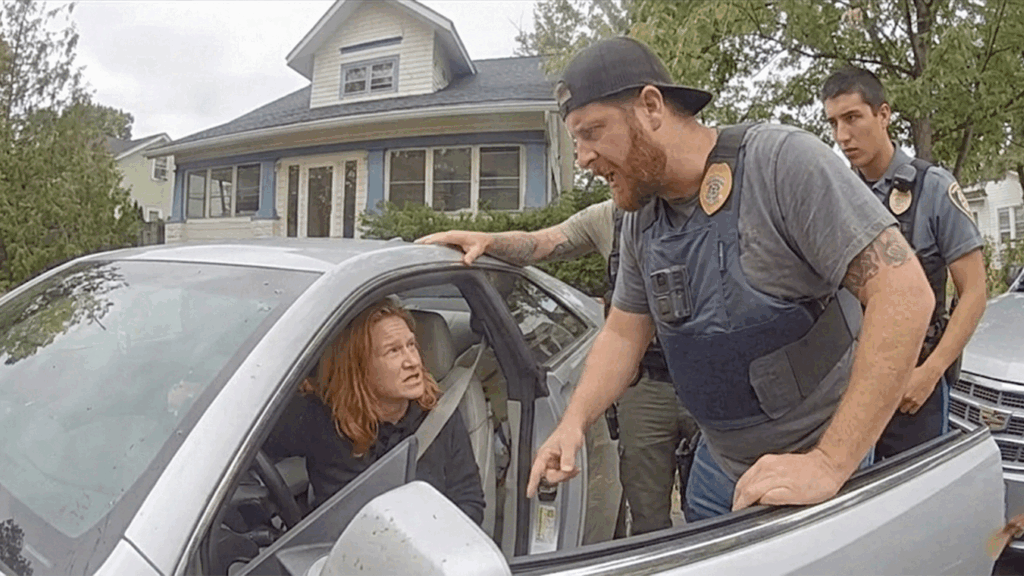 Keansburg drug arrest bodycam showing officers at the scene of the Main Street and Magnolia Place stop.