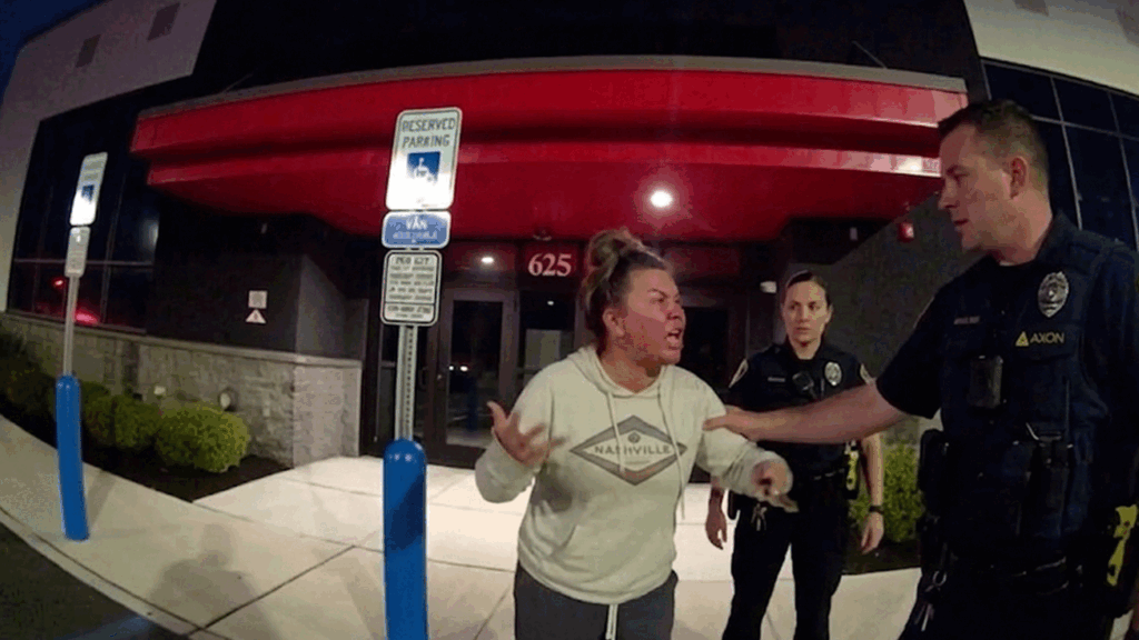 Evesham Township DUI Arrest showing officers at the scene.