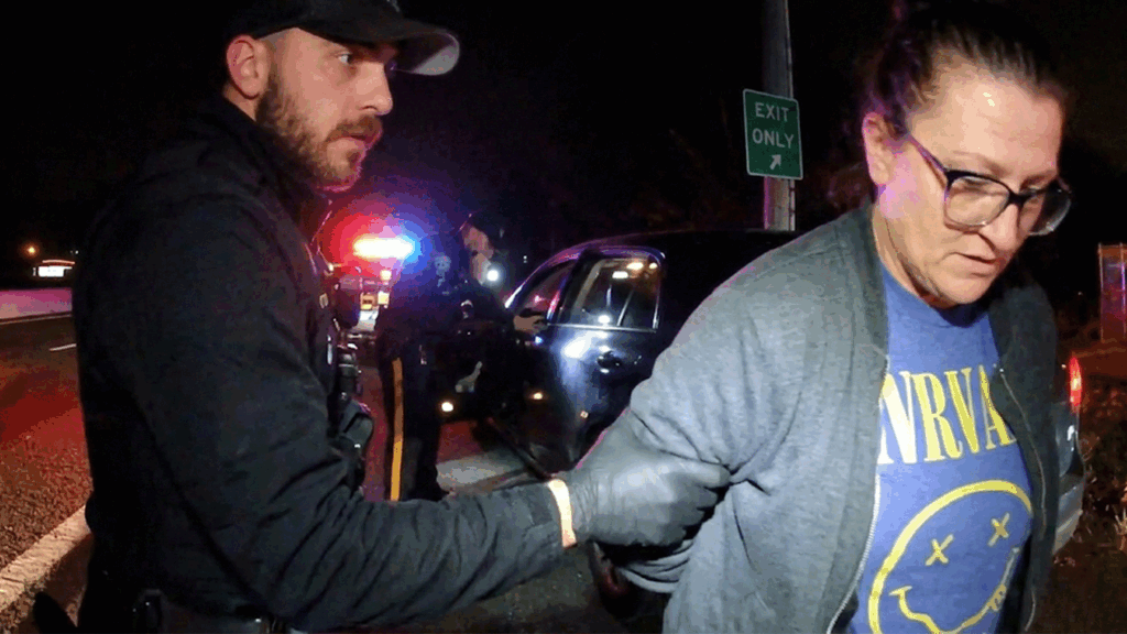 Hazlet NJ Roadside Arrest showing officers at the scene.