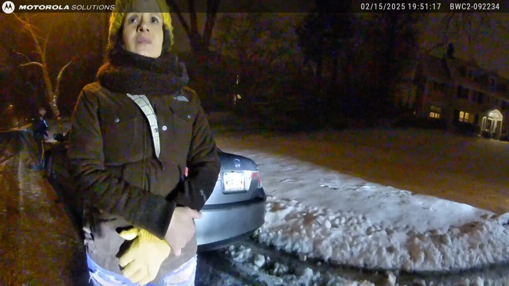 Woman With Shredded Tire Claims She “Was Not Driving” After Admitting to Drinking Fireball – Millburn Bodycam Breakdown