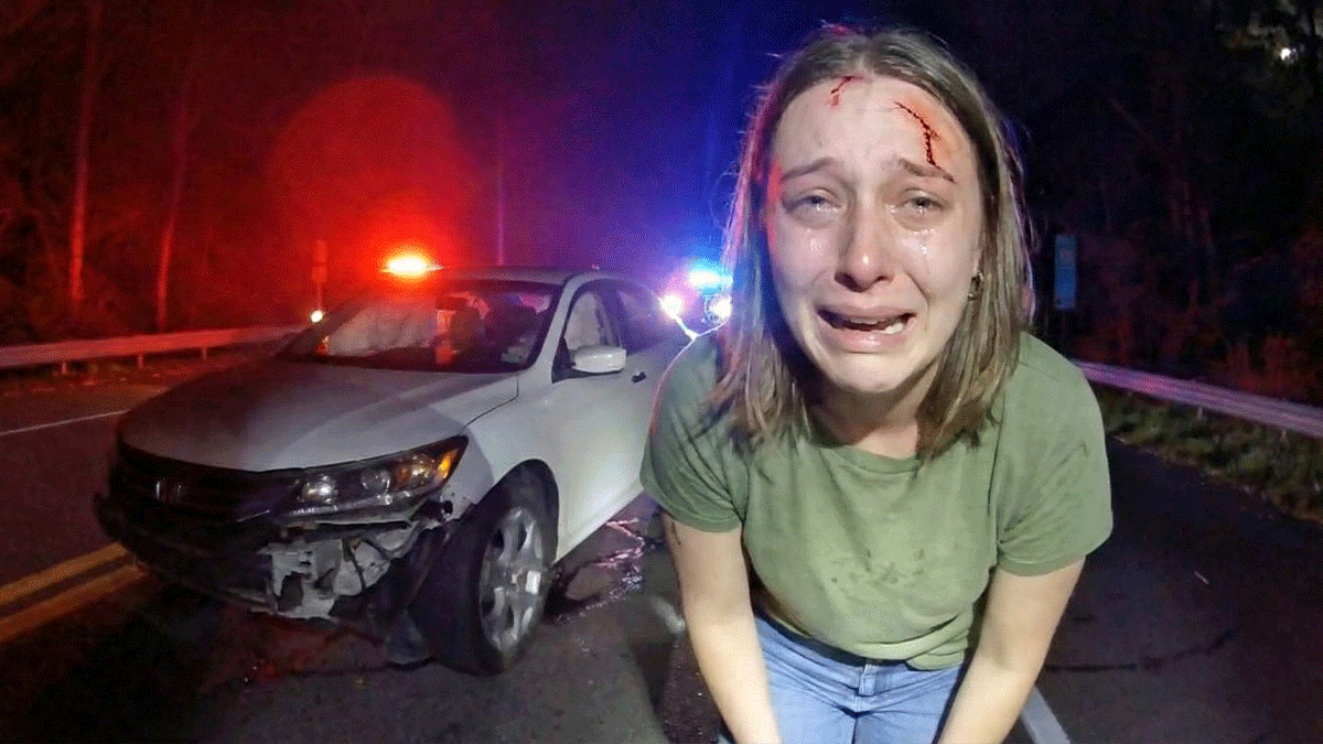 Ruby Arena DWI Arrest showing vehicle debris on SR 34 in Colts Neck.