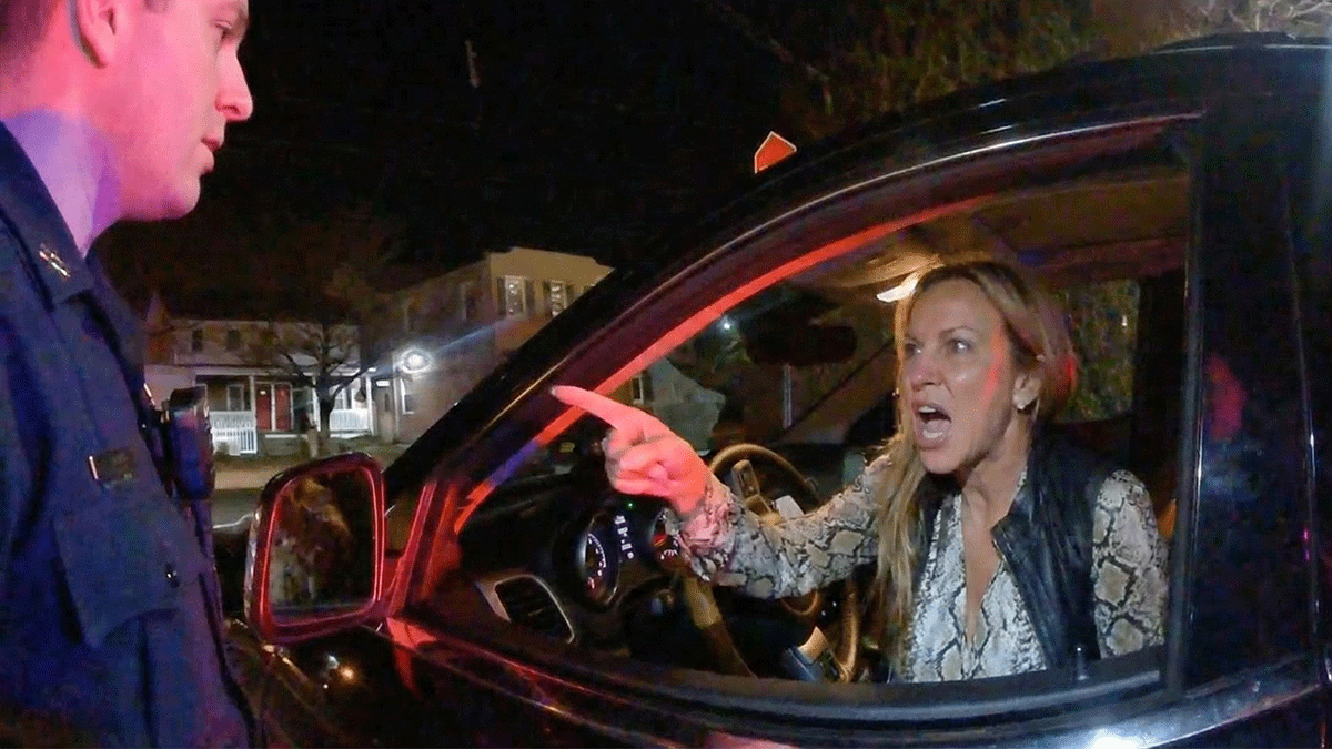 Red Bank DWI Bodycam footage showing police interacting with driver Alexis Smutko.