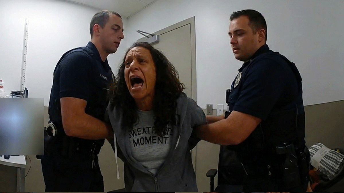 Teacher Shoplifting Bodycam showing Nancy Ross being questioned by Middletown police officers.