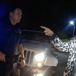 Middletown Sobriety Checkpoint Arrest showing officers conducting field sobriety tests.