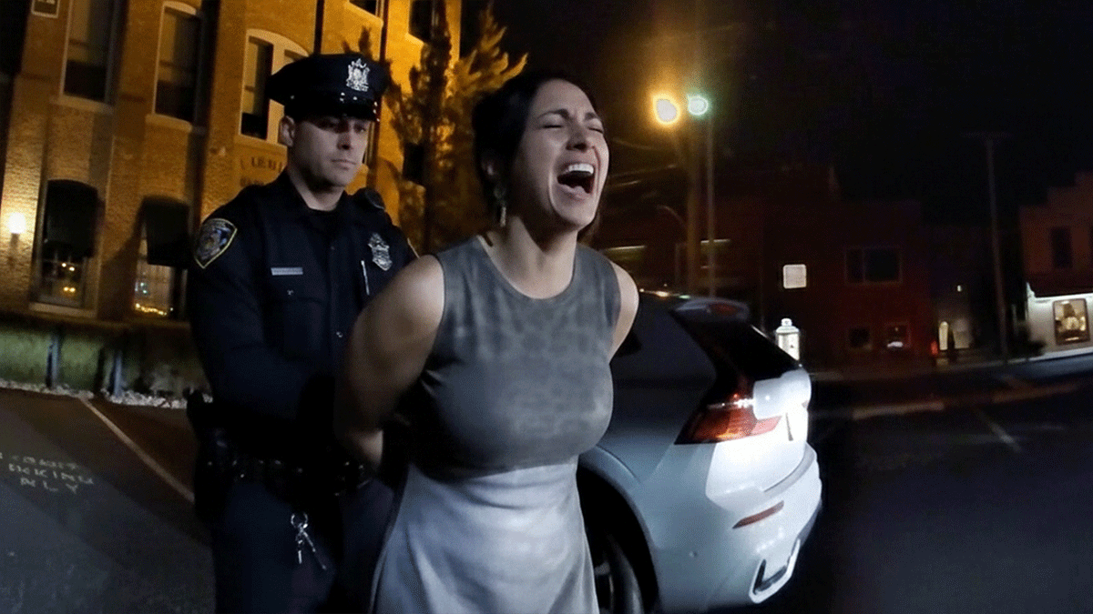 Red Bank NJ DWI Arrest showing officers at the scene.