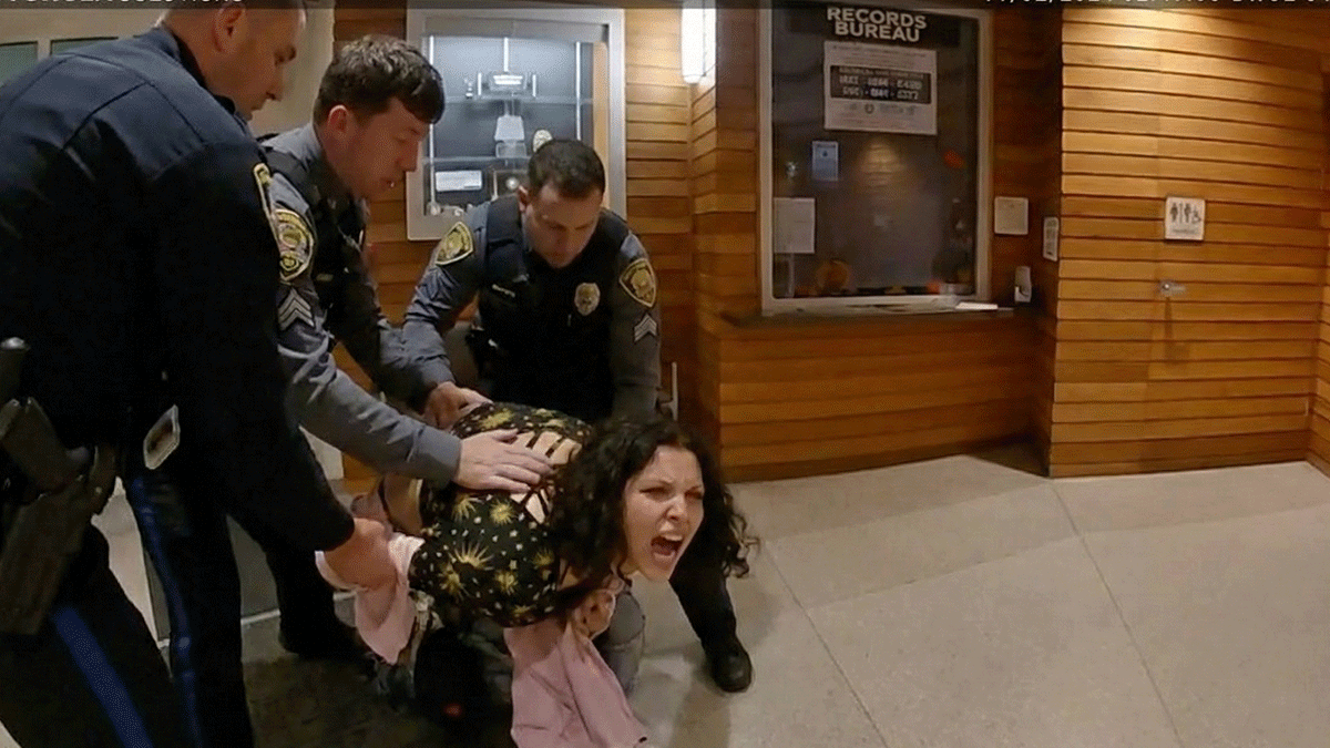 Keansburg Mental Health Call Arrest showing officers responding to the scene at Keansburg Police Headquarters.