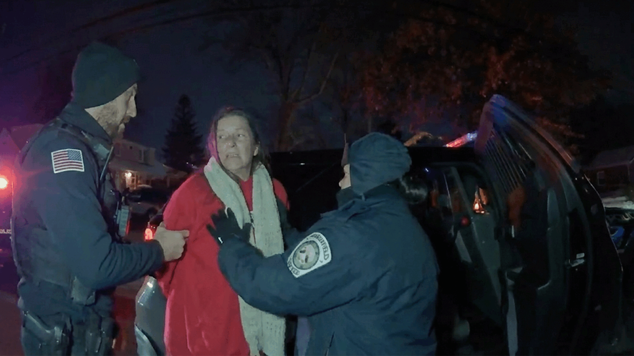 Bergenfield Hit and Run Bodycam showing officers at the scene.