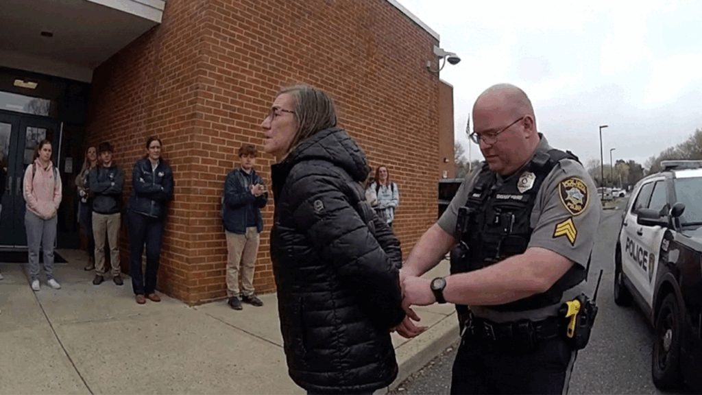 Holmdel Substitute Teacher DWI Arrest showing officers at the scene.