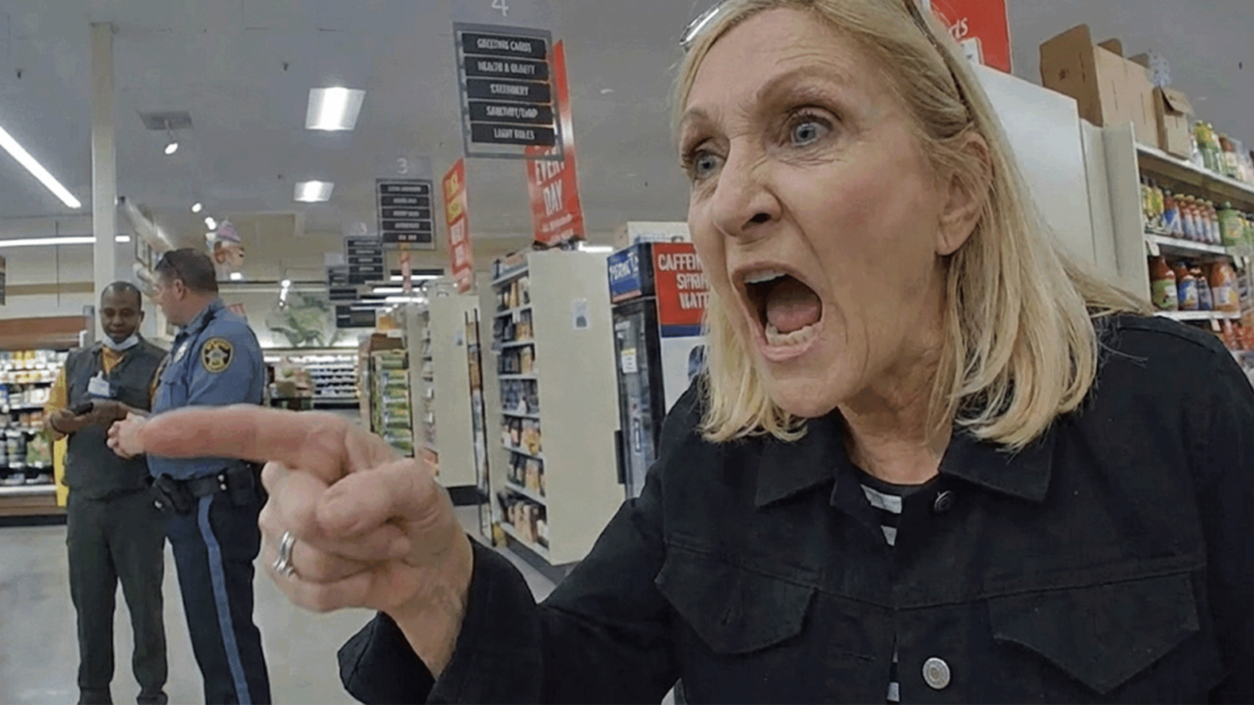 Red Bank Foodtown Shoplifting Arrest showing officers at the scene.