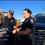 Highlands NJ DWI Arrest showing officers at the scene in front of Driftwood Liquors.