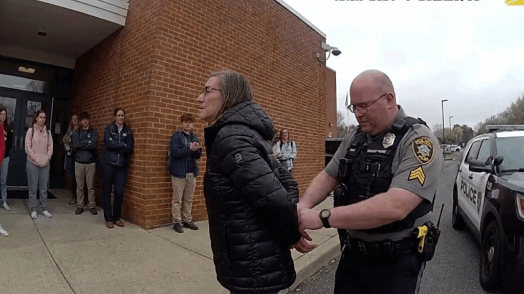 Holmdel Substitute Teacher DWI Arrest showing officers at the scene.