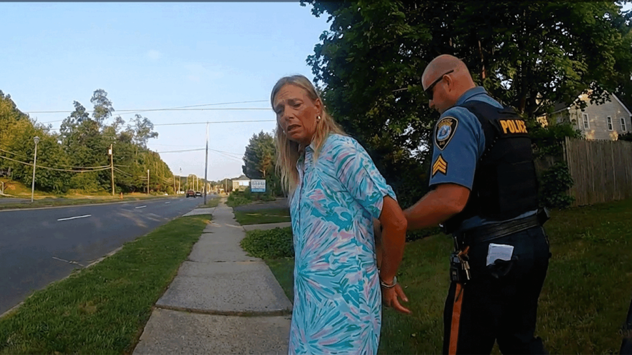 Atlantic Highlands Kratom DUI suspect undergoing field sobriety tests on the roadside.