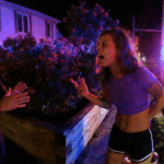 Union Beach Domestic Dispute Arrest showing officers at the scene of Holy Family Church.