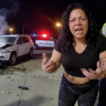 Belmar DWI Crash Arrest showing officers at the Taylor Pavilion scene.