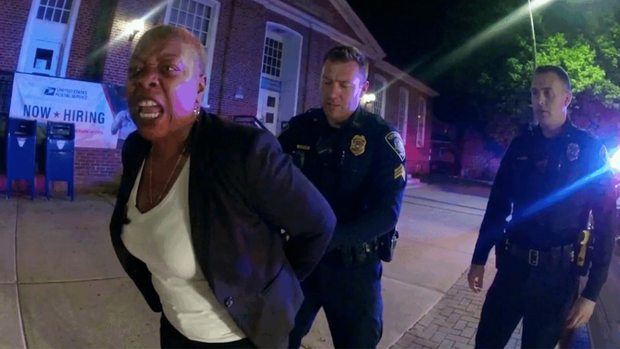 Westfield NJ Mercedes Hit and Run investigation showing silver Mercedes S500 and police officers.