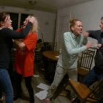 Keansburg Terroristic Threats Arrest showing officers at the scene.