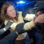 Belmar DUI Arrest Maggie Sullivan showing officers at the scene on Ocean Avenue.