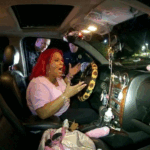 Holmdel NJ Traffic Stop Arrest showing patrol vehicle behind a black GMC SUV.